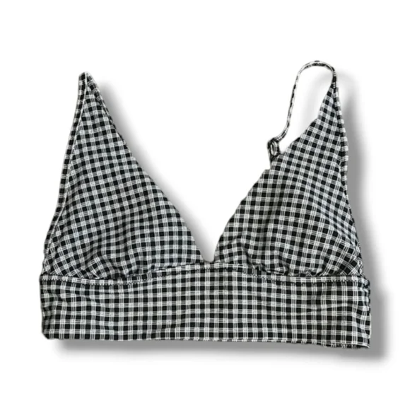 Aerie Bikini Top Plaid - Picture 2 of 6